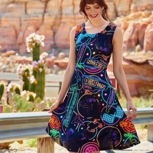 Disney Neon lights Cars dress